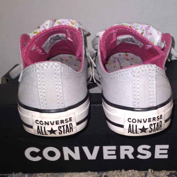 Converse All Star Chuck Taylor Double Tongue Juniors Size 4 - Picture 3 of 5